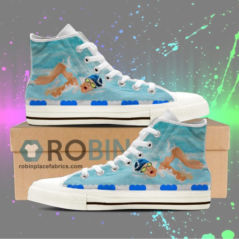 Swimming Canvas High Top Sneaker