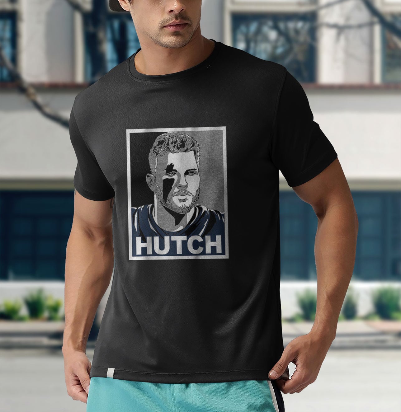 Aidan Hutchinson Hutch T-Shirt - RobinPlaceFabrics