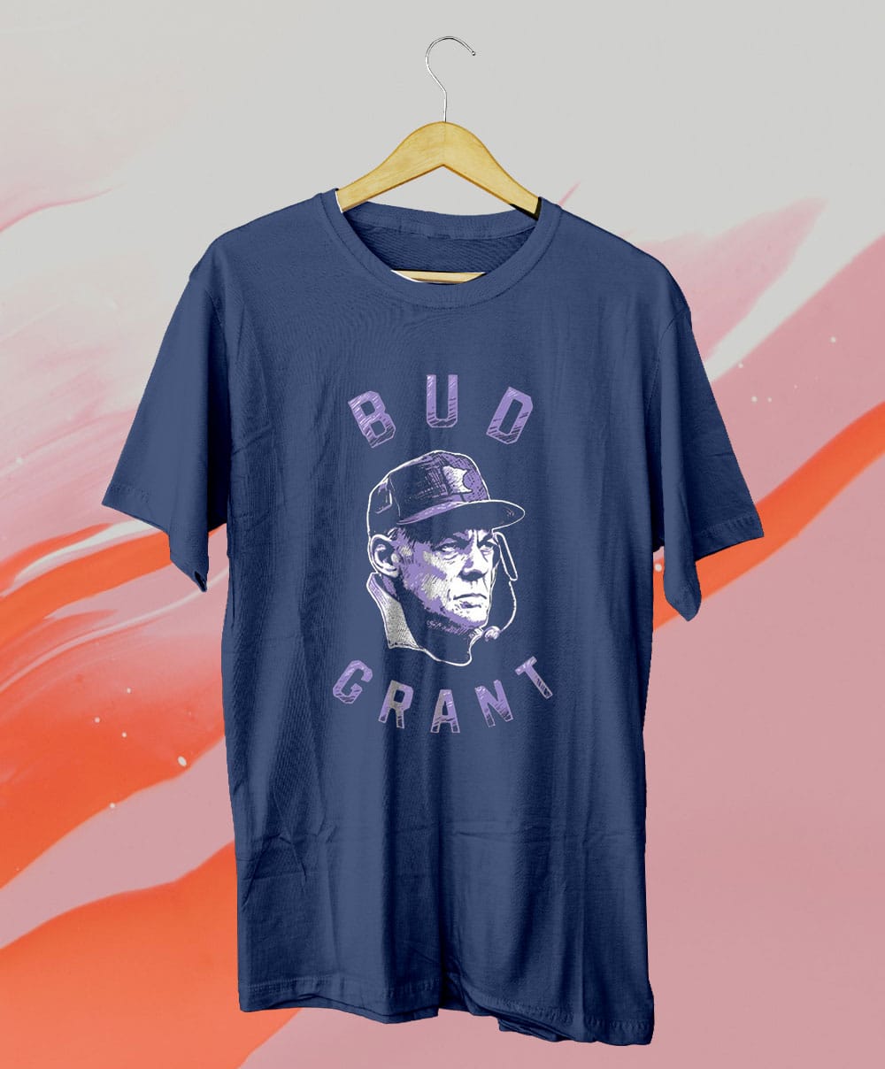 Bud Grant Vikings Hall Of Fame T shirt, Hoodie - RobinPlaceFabrics