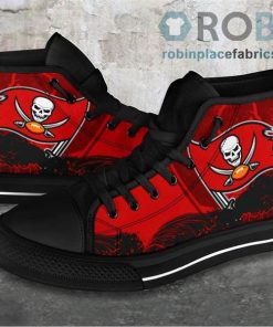 Tampa Bay Buccaneers Canvas High Top Sneaker
