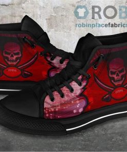 Tampa Bay Buccaneers Canvas Sneaker Top Shoes