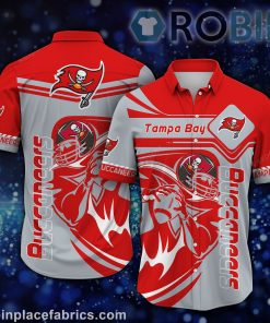 Tampa Bay Buccaneers NFL Casual Button Down Hawaiian Shirts Tampa Bay Buccaneers NFL Casual Button Down Hawaiian Shirts