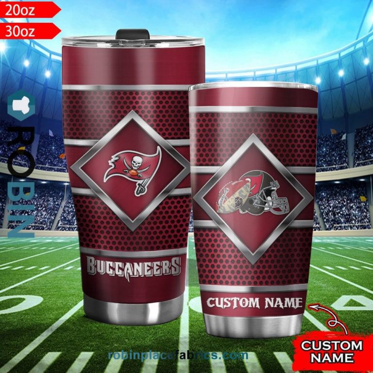 Tampa Bay Buccaneers NFL Custom Name Tumblers Cup