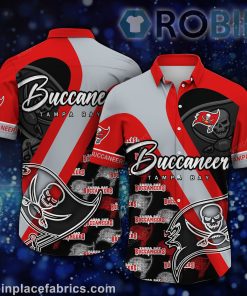 Tampa Bay Buccaneers NFL Short Sleeve Button Down Shirt