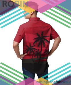 Tampa Bay Buccaneers Nfl Tropical Sunset Button Up Shirt