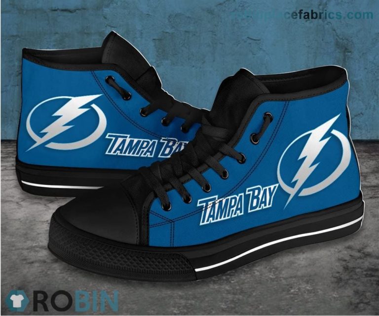 Tampa Bay Lightning Canvas Shoes High Top