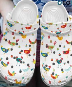 Team Chicken Colorful Crocs Shoes