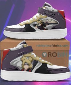 Temari Sneakers Air Mid Custom Anime Shoes
