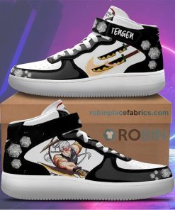 Tengen Uzui Sneakers Air Mid Custom Anime Demon Slayer Shoes