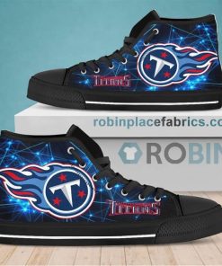 Tennessee Titans Canvas Shoes High Top