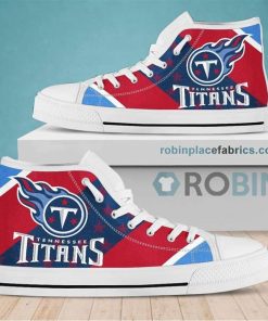 Tennessee Titans Canvas Sneaker High Top Shoes