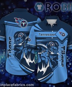 Tennessee Titans NFL Casual Button Down Hawaiian Shirts