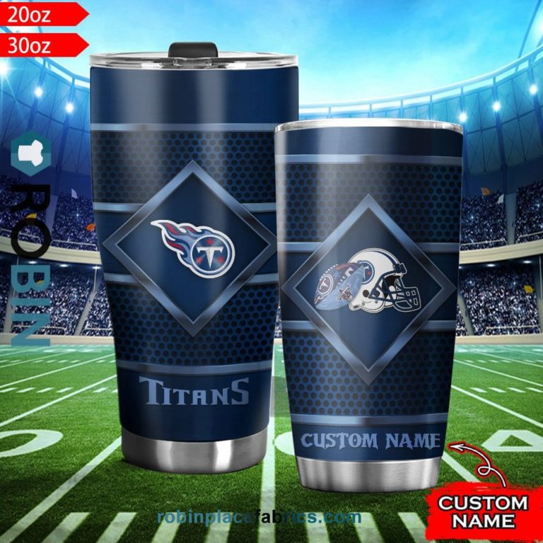 Tennessee Titans NFL Custom Name Tumblers Cup