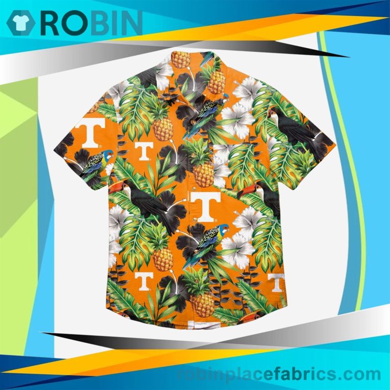 Tennessee Volunteers Floral Button Up Shirt