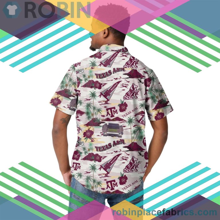 Texas A&m Aggies NCAA Short Sleeve Button Up Shirt