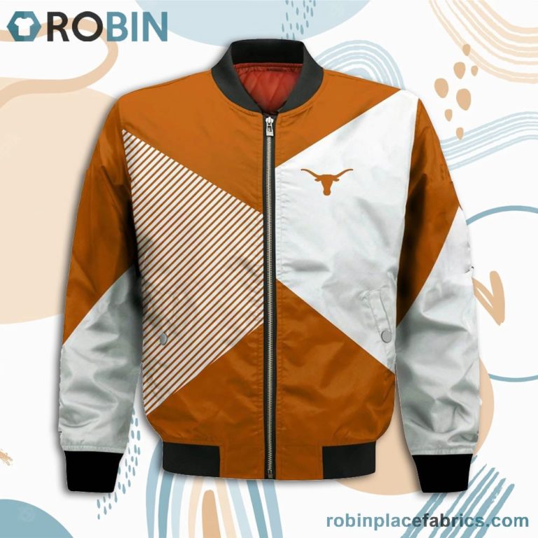 Texas Longhorns Damn Right I Am Longhorns Fan Now And Forever Bomber Jacket