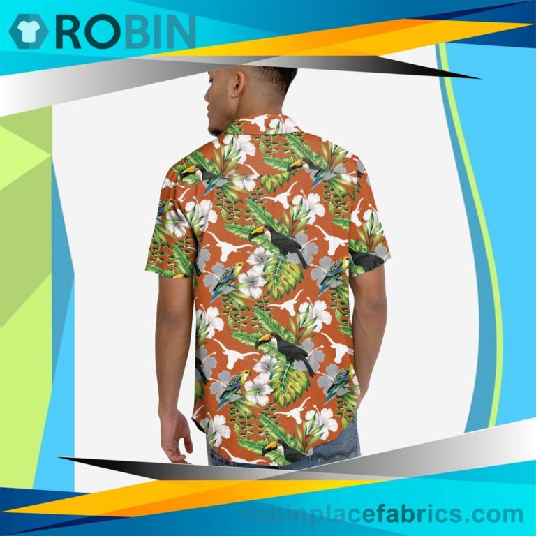 Texas Longhorns Floral Button Up Shirt