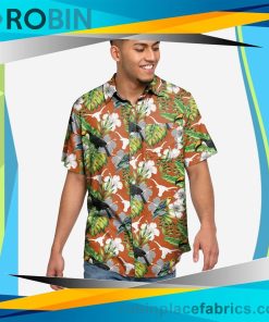Texas Longhorns Floral Button Up Shirt