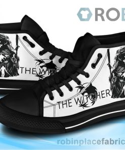 The Witcher Sneakers Movies Canvas High Top Shoes