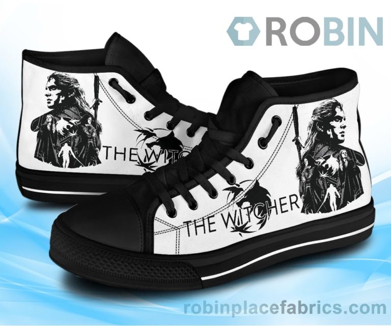The Witcher Sneakers Movies Canvas High Top Shoes