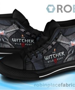 The Witcher Wolf Canvas High Top Shoes
