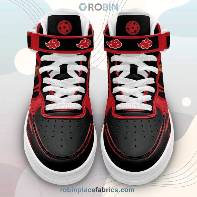 Tobi Sneakers Air Mid Custom Anime Akatsuki Shoes