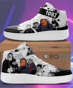 Tobi Sneakers Air Mid Custom Anime Shoes