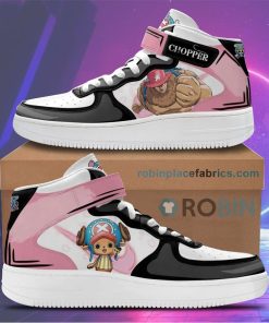 Tony Tony Chopper Sneakers Air Mid Custom Anime One Piece Shoes