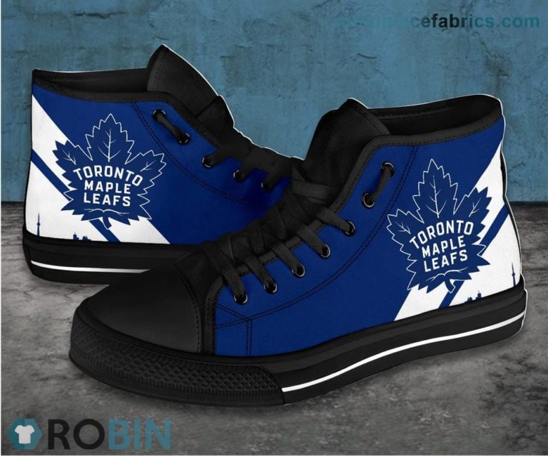 Toronto Maple Leafs Canvas Shoes High Top
