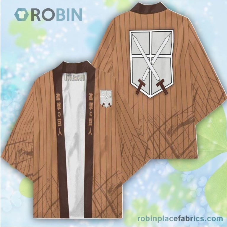 Training Corps Coat Attack On Titan Kimono Cadirgans