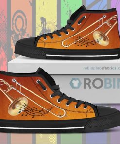Trombone Canvas High Top Shoes Shoes