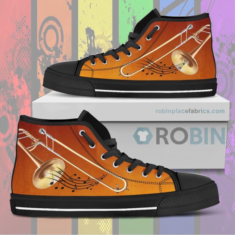 Trombone Canvas High Top Shoes Shoes