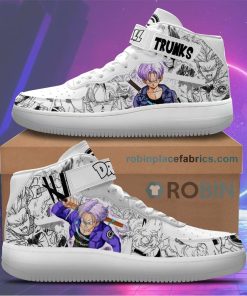 Trunks Sneakers Air Mid Custom Dragon Ball Anime Shoes Trunks Sneakers Air Mid Custom Dragon Ball Anime Shoes