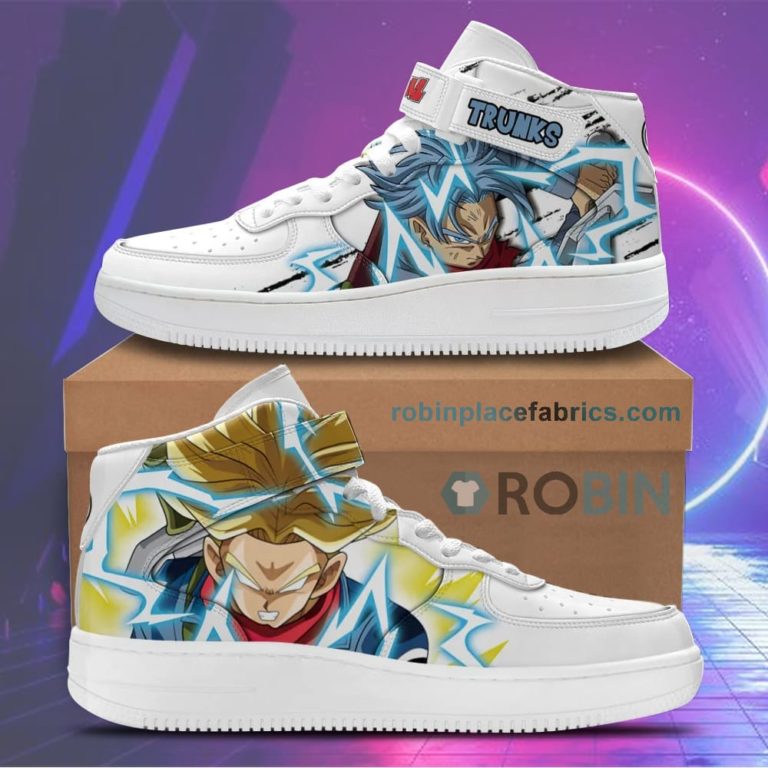 Trunks Sneakers Air Mid Dragon Ball Anime Shoes
