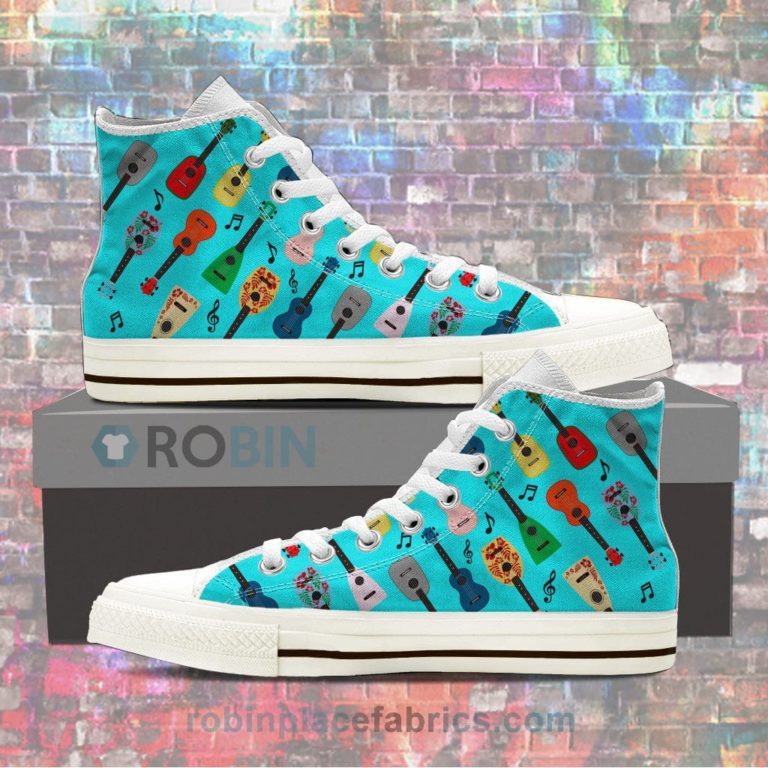 Ukulele Canvas High Top Sneaker