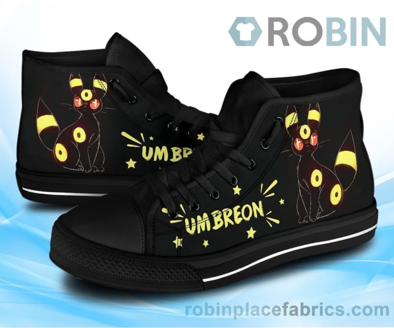 Umbreon Canvas High Top Shoes