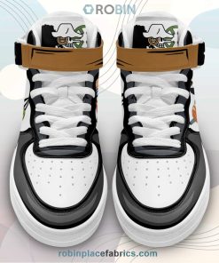 Usopp Sneakers Air Mid Custom Anime One Piece Shoes Usopp Sneakers Air Mid Custom Anime One Piece Shoes