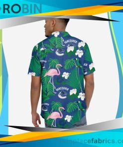 Vancouver Canucks Floral Button Up Shirt Vancouver Canucks Floral Button Up Shirt