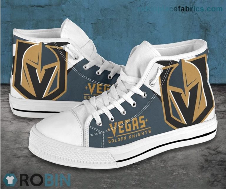 Vegas Golden Knights Canvas High Top Shoes