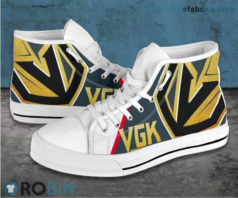 Vegas Golden Knights Canvas Shoes High Top