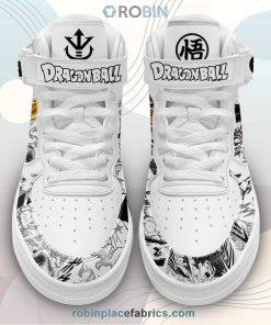 Vegeta and Goku Sneakers Air Mid Dragon Ball Anime Shoes Vegeta and Goku Sneakers Air Mid Dragon Ball Anime Shoes