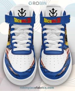 Vegeta Ki Blast Sneakers Air Mid Custom Dragon Ball Anime Shoes