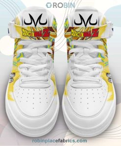 Vegeta Majin Sneakers Air Mid Custom Dragon Ball Anime Shoes