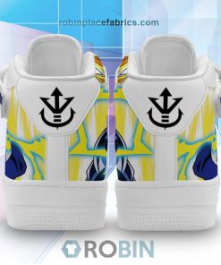 Vegeta Super Saiyan Sneakers Air Mid Custom Dragon Ball Anime Shoes
