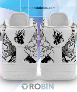 Vegito Blue Sneakers Air Mid Custom Dragon Ball Anime Shoes