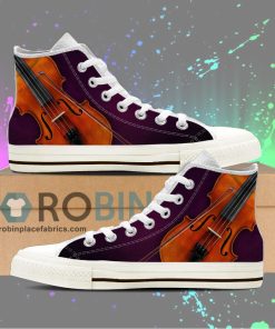 Violin Canvas High Top Sneaker