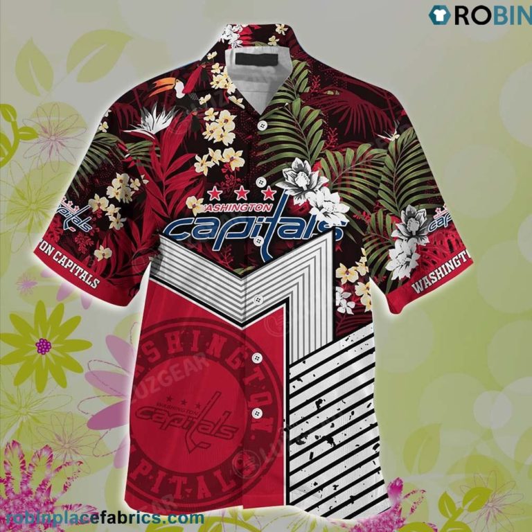Washington Capitals NHL Hockey Beach Shirt