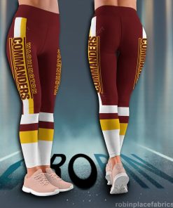 Washington Commanders NFL High Waisted Leggings Washington Commanders NFL High Waisted Leggings