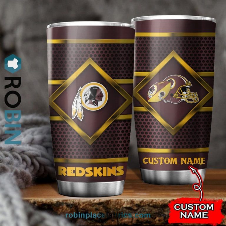 Washington Redskins NFL Custom Name Tumblers Cup
