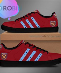 West Ham United Leather Low Top Casual Skate Shoes – Stan Smith Sneaker